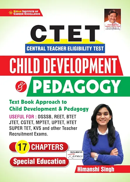 Kiran CTET Child Development and Pedagogy Text Book Approach by Himanshi Singh (English Medium)